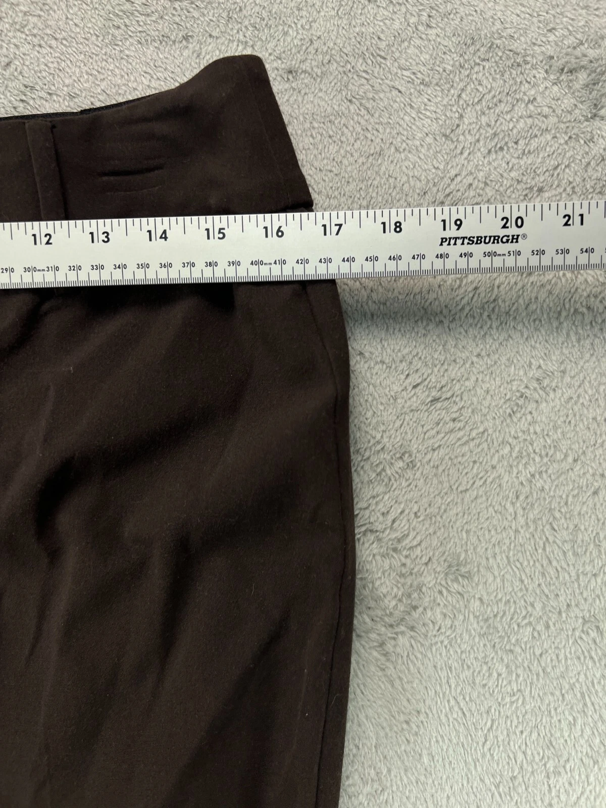 Abito donna pantalone 6 alyx marrone chino vita media gamba dritta elastico in vita