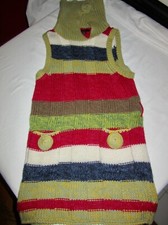 Double Zero Multi Color Block Knit Dress Women's Size SMALL