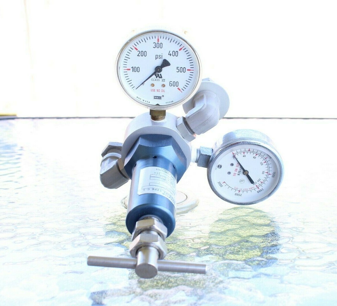 Oxygen Pressure Regulator Circle Seal Controls Model No 2990-9078