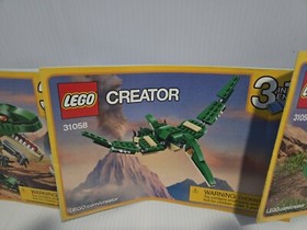 LEGO CREATOR 31058 Mighty Dinosaurs 3 in 1 - 174 pieces 100% complete