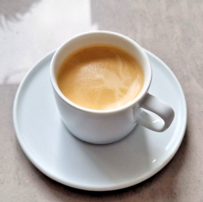 ALESSI Espresso Tasse mit Untertasse, Serie PlateBowlCup, Design Jasper Morrison