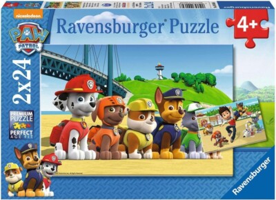 Ravensburger Puzzle Paw Patrol Heldenhafte Hunde, 28 Puzzleteile, Made in Europe