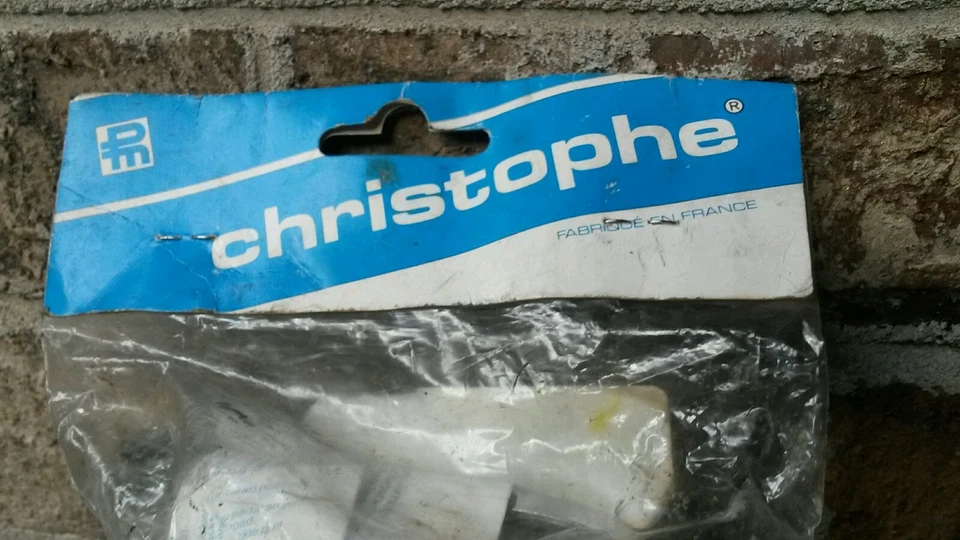 NOS Christophe Cromado Aço S Toe Clip Vintage Clássico Road Touring Pequeno - Imagem 2 de 4