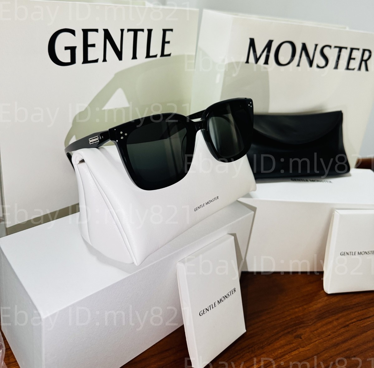 小物 GENTLE MONSTER PALETTE Gentlemonster Sunglasses palette 01 Black Frame Black Lenses