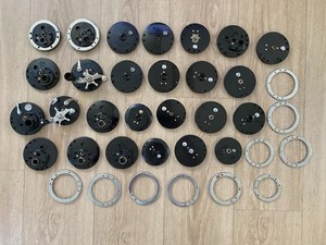 VINTAGE Fishing Reel Side Plates & Rings LOT – Penn Senator, Long Beach, etc.