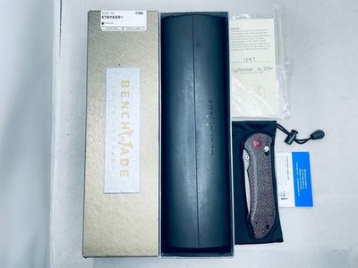 RARE Benchmade 908-161 Stryker Damasteel Gold Class numbered NEW