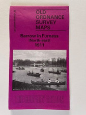 OLD ORDNANCE SURVEY MAP  GODFREY EDITION BARROW IN FURNESS NORTH EAST 1911
