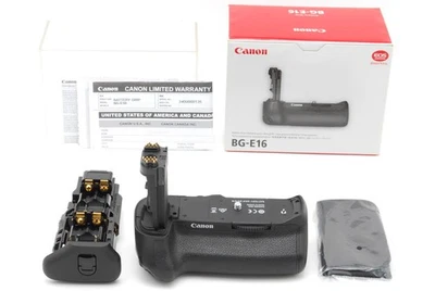 [Top MINT w/ Box ] Canon BG-E16 Battery Grip for EOS 7D Mark II Black From JAPAN - Image 1 of 4