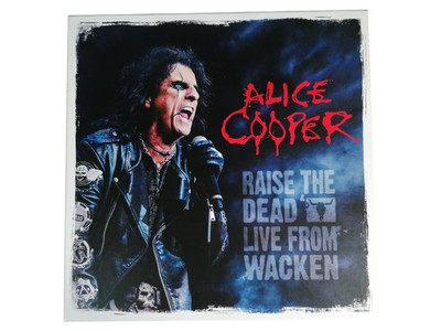 Alice Cooper Raise The Dead Vinyl Box Set 3LP Red/White Splatter Book CD DVD