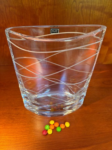Nambe Kristallvase von Karim Rashid groß 9,5" Höhe x 7" Breite 6,9 Pfund Top Zustand! - Bild 6 von 7