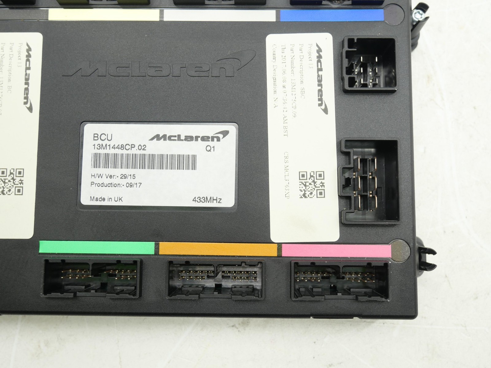 Used Main Body Control Module BCM ECU Unit 2016-2021 McLaren 570S 13M1448CP OEM
