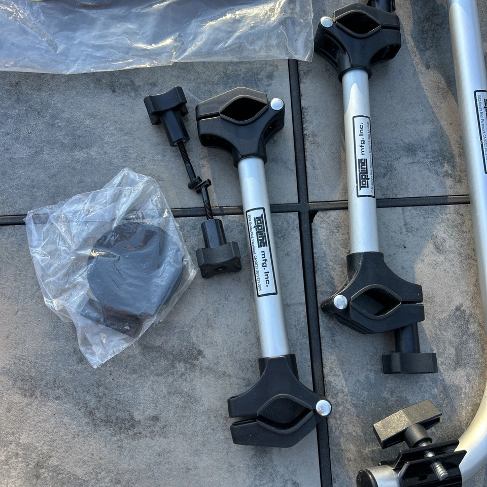 Sistema de transporte de bicicletas TopLine Uni-Grip (para cama de caminhão) até 4 bicicletas - Imagem 3 de 4