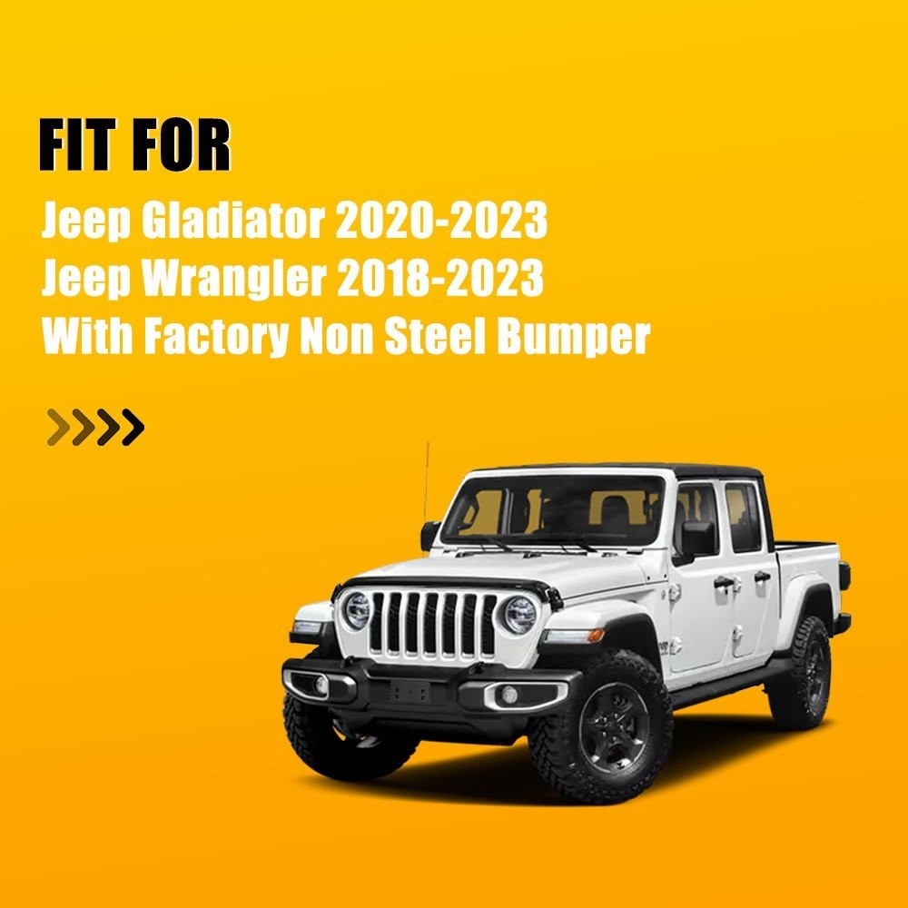 Front License Plate Bracket For Jeep 2018-2023 Gladiator Wrangler 68293738AA USA thumbnail 2