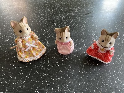 Sylvanian Families gestreifte Katzenfamilie