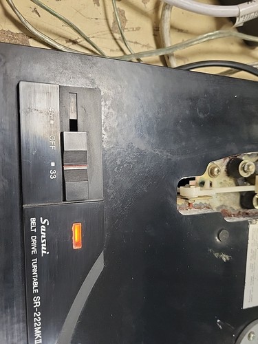 Sansui SR-222 MK2 Plattenspieler / Vynal Player - nicht vollständig getestet - Bild 6 von 17