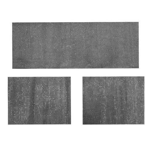 Completo Centri Decorativi 3 Pezzi Runner Cristalli Grigio Renato Balestra - Foto 1 di 2
