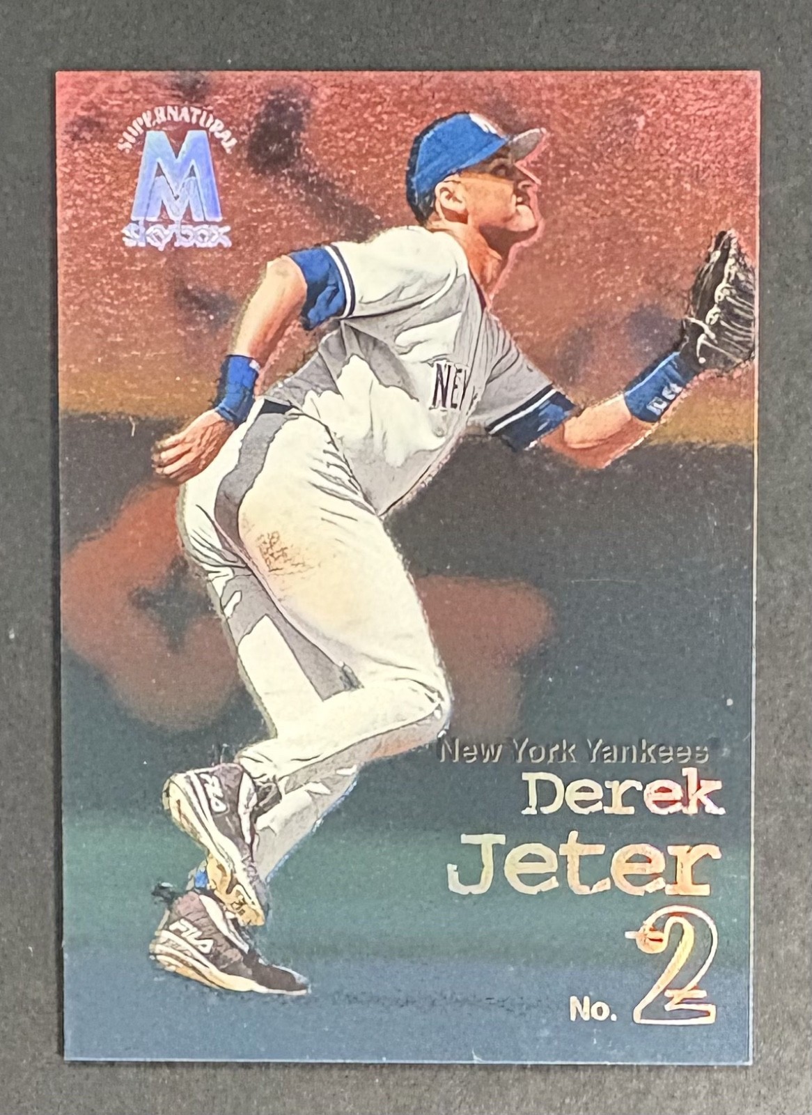 1999 Skybox Molten Metal DEREK JETER #142 Supernaturals Uncommon Insert Yankees