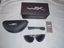 Wiley X ACKLE02 Protective Spectacles Klein Grey Lense Silver Frame