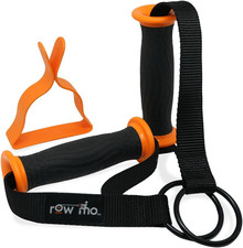Sistema de agarre ergonómico para máquina de remo Concept 2 - asas negras y naranjas
