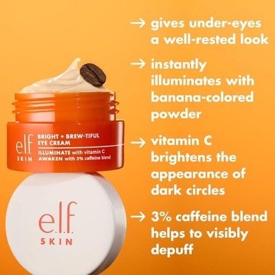 Illuminate & Refresh with Mini Bright + Brew-tiful Eye Cream:  & Hydrating