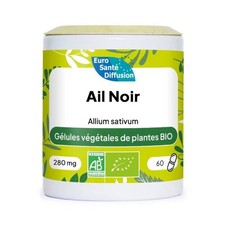 Gélules AIL NOIR BIO - Alium sativum - 60 gélules BIO dosées à 280mg