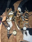 12 Vintage Women’s Watches Bundle Lot All Working Citizen Fossil Pulsar Bulova