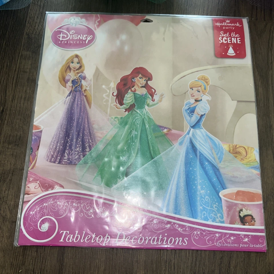 Hallmark Party Set The Scene Disney Princess Tabletop Decorations-Tulle Dresses - Image 2 of 4