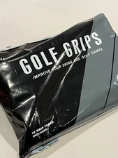 CHAMPKEY Midsize Traction-X Set of 13 Golf Club Grips Black White Includes Tape