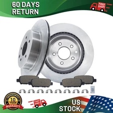 12.12 inch (308mm) Rear Brake Pads and Rotors Kit - Exact Fit for Nissan Maxima
