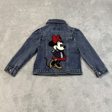 Gap Disney Minnie Mouse Toddlers Kids Icon Denim Jacket Girls 4T
