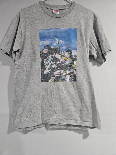 T shirt Supreme American Trash taille S gris bruyère FW22 Supreme New York