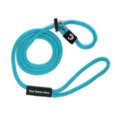 Mad Dog Products Customized Pink English Slip Lead Dog Leash - Made in USA