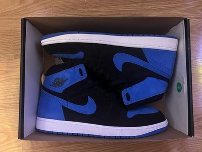 Nike Air Jordan 1 Black Blue High Top Basketball Sneakers  display picture 3