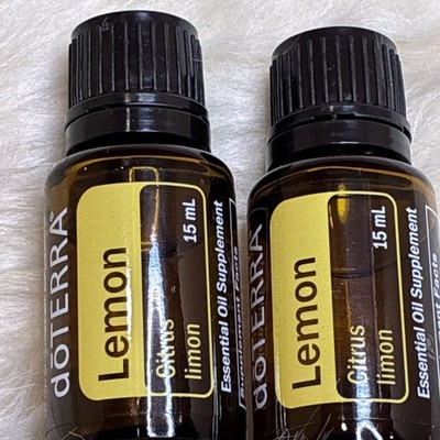 2x doTERRA Lemon Essential Oil Blend 15 mL New Sealed Exp. 2029/06