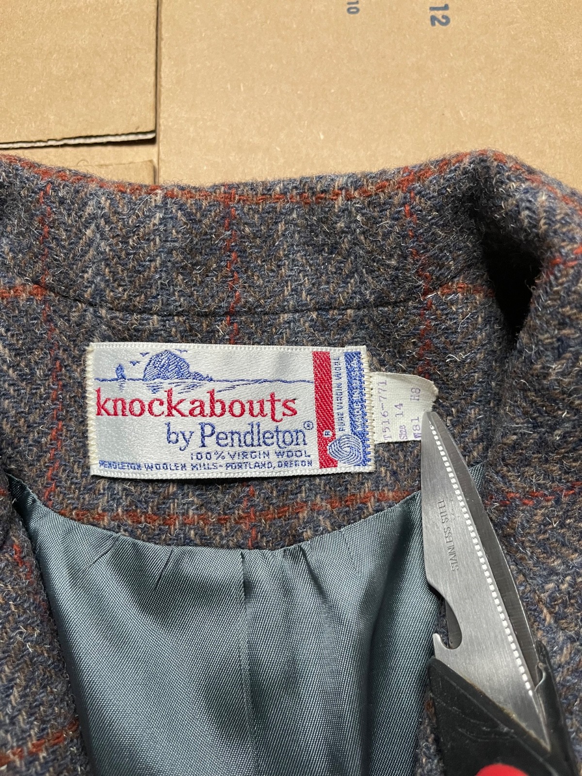 Vintage Pendleton Knockabouts Blazer Jacket Size … - image 10