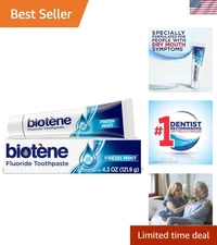 Fresh Mint Fluoride Toothpaste - 4.3 oz for Non-Irritating Cavity Protection