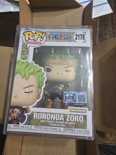 Funko Pop! One Piece: Roronoa Zoro #2178 LE3500 Hot Topic Exclusive W/ Protector