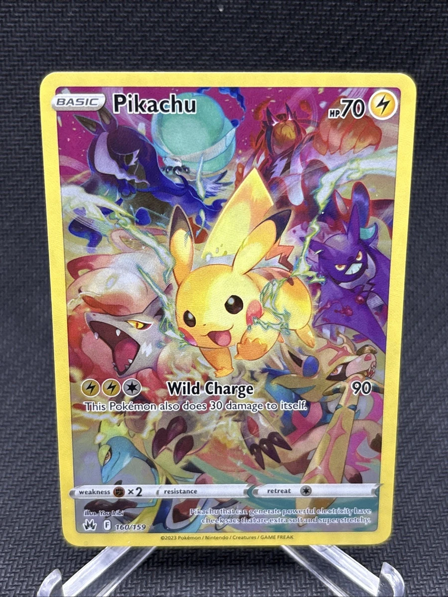 ポケモンカードゲーム Pikachu 160/159 Pikachu Crown Zenith 160/159 Secret Rare Pokemon TCG | eBay