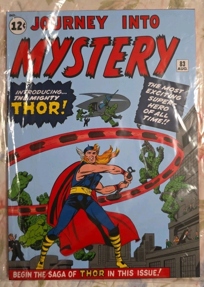 Journey into Mystery 83 1 OZ. SILVER FOIL SHEET CGC 10 plus Original Packaging  - Image 3 of 4