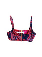 Lilly Pulitzer Obie Bikini Top Heron My Own Ruby Red - Size M