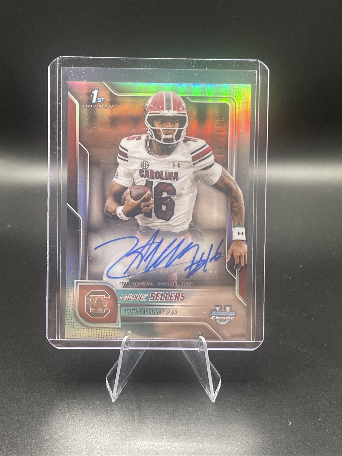 2025 Bowman U University Chrome LaNorris Sellers 🔥 🔥1st Refractor Auto /299🔥