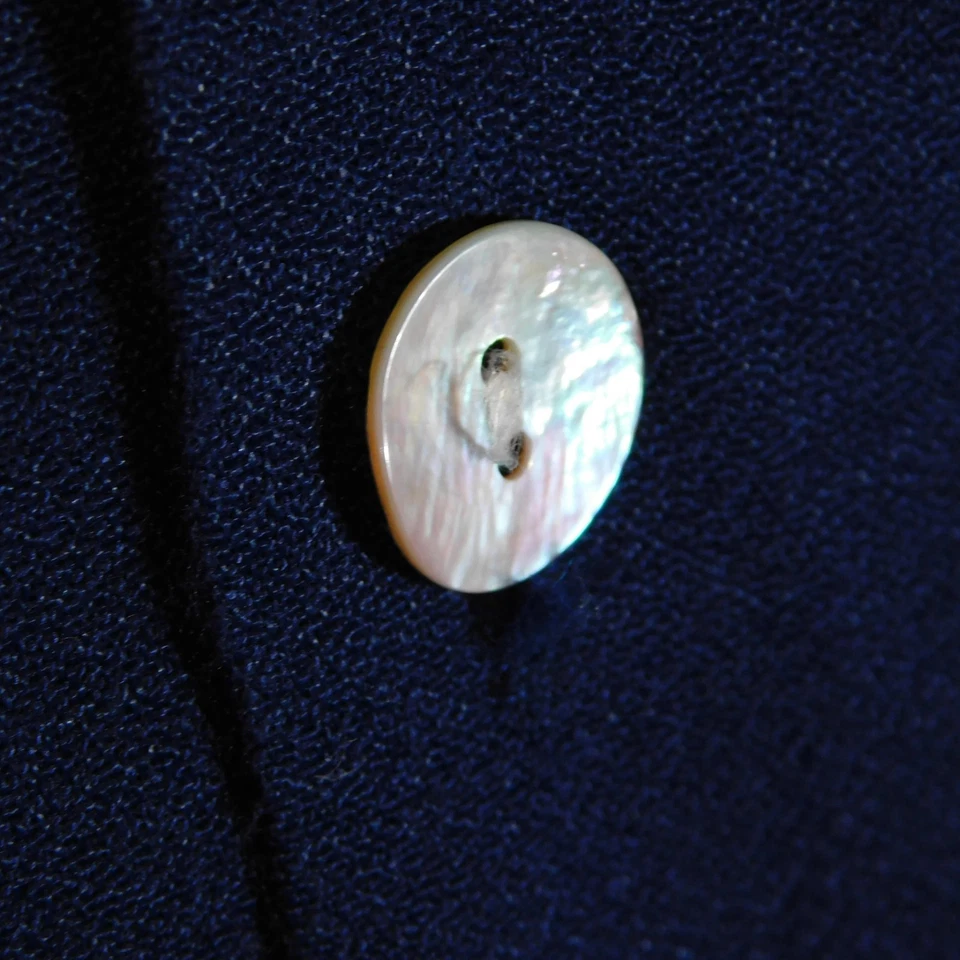 Vtg Da Vinci California Mens L Retro Rockabilly Atomic Blue Bowling - Image 3 of 4