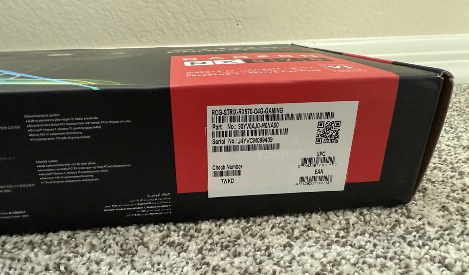 ASUS Radeon RX 570 4GB GDDR5 Graphics Card (ROG-STRIX-RX570-O4G-GAMING) - Image 3 of 4