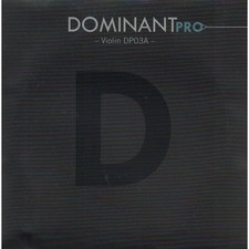 Dominant Pro Violin D String - silver/synthetic