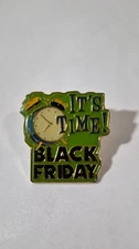HOGEYE WAL-MART LAPEL PIN CHRISTMAS IT'S TIME! BLACK FRIDAY 2014