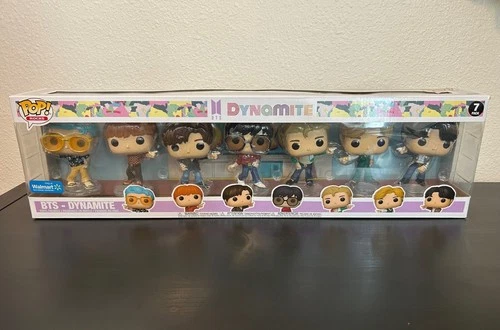 Funko Pop! Rocks: BTS - Dynamite 7 Pack Walmart Exclusive Vinyl Figure Set