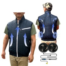 Cooling Vest for Men and Women with Air Conditioning Fans  Water-resistant