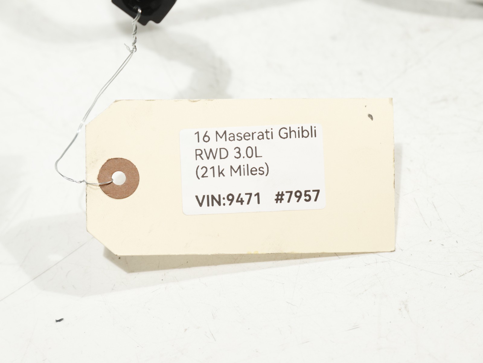 2014 - 2020 MASERATI Ghibli 3.0L Engine Vacuum Hose Tube Pipe Line OEM 21K
