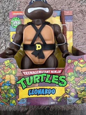 Playmates Teenage Mutant Ninja Turtles LEONARDO 12'' Actionfigur LOT 1 READ DES