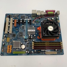 GIGABYTE GA-MA69G-S3H AMD Socket AM2 Motherboard with CPU & DDR2 RAM Untested